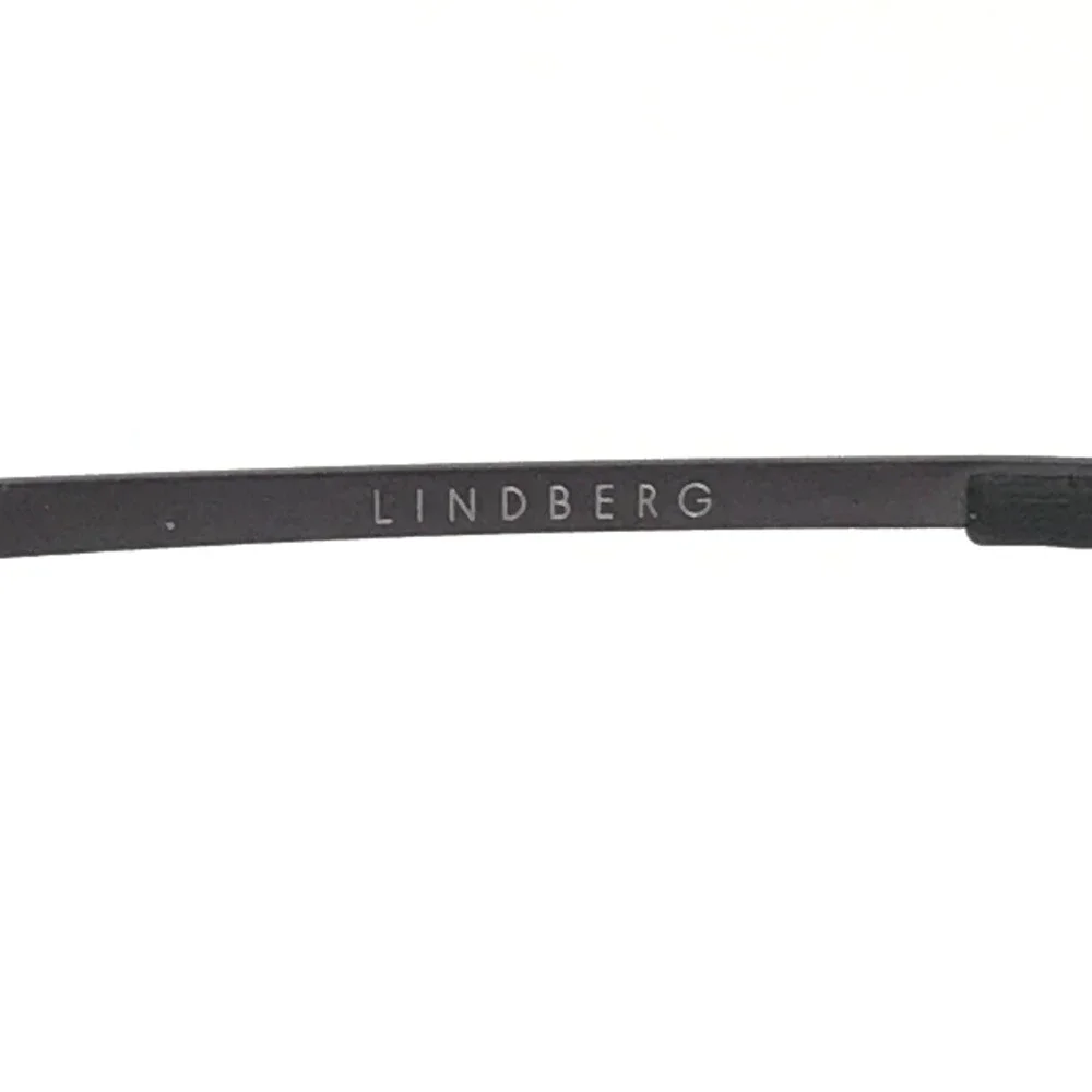 Lindberg Eyeglasses Frames 9701 U14 Shiny Black Dark Matte Purple 53-16-135